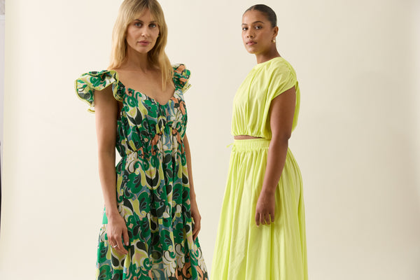 Aurora Maxi Skirt - Pomelo