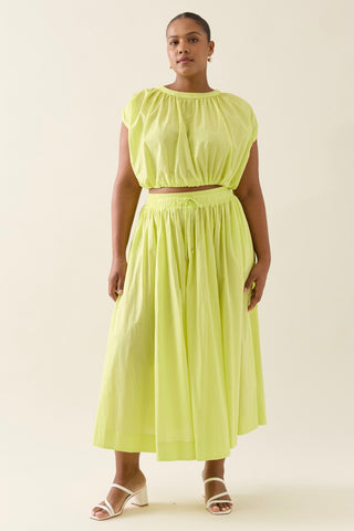 Aurora Reversible Crop Top - Pomelo