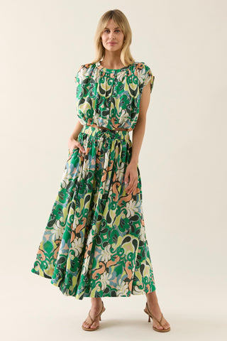 Aurora Reversible Crop Top - Paisley