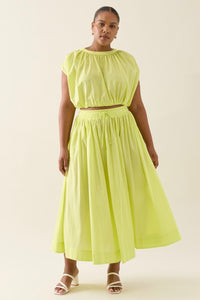 Aurora Maxi Skirt - Pomelo