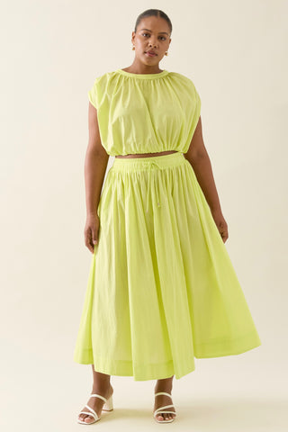 Aurora Maxi Skirt - Pomelo