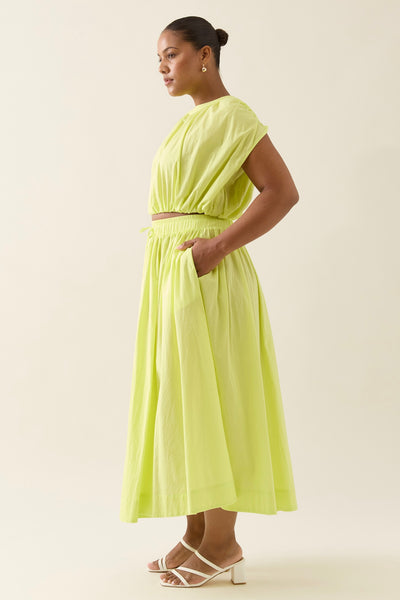 Aurora Maxi Skirt - Pomelo