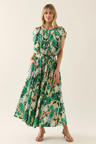 Aurora Maxi Skirt - Paisley