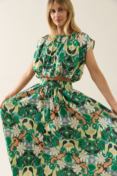 Aurora Maxi Skirt - Paisley