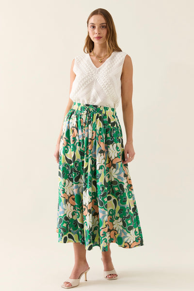 Aurora Maxi Skirt - Paisley