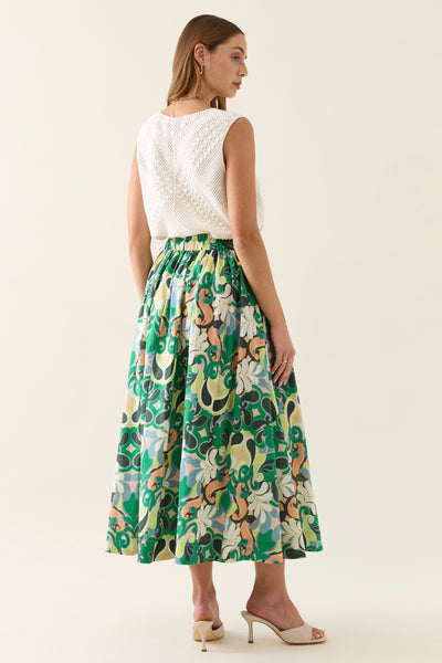 Aurora Maxi Skirt - Paisley