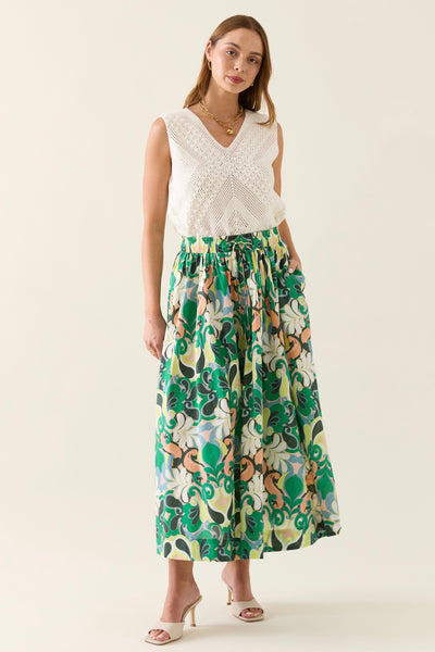 Aurora Maxi Skirt - Paisley