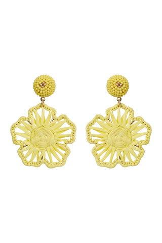 ~ Isle Of Mine Sylvie Flower Earring - Pomelo