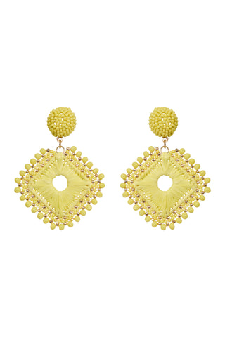 ~ Isle Of Mine Sylvie Diamond Earring - Pomelo