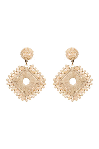 ~ Isle Of Mine Sylvie Diamond Earring - Canvas