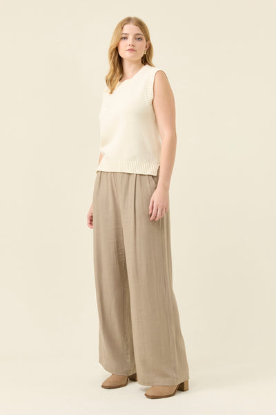 Darby Knit Vest - Ivory