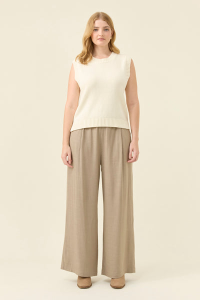 Darby Knit Vest - Ivory