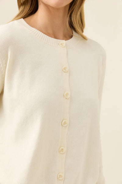 Darby Cardigan - Ivory