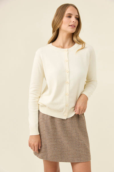 Darby Cardigan - Ivory