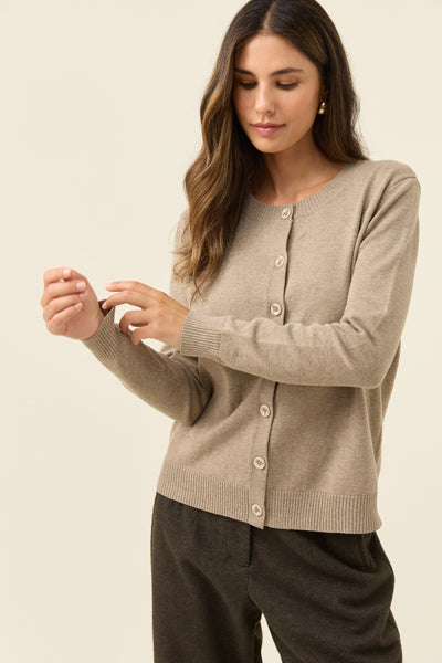 Darby Cardigan - Stone