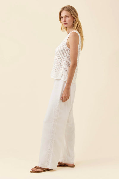 Mia Knit Top - White