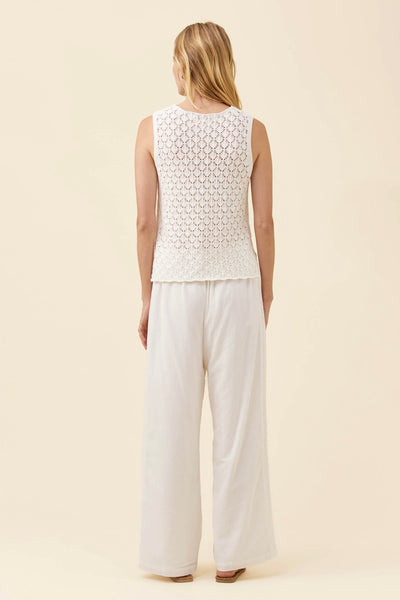 Mia Knit Top - White