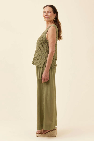 Mia Knit Top - Sage