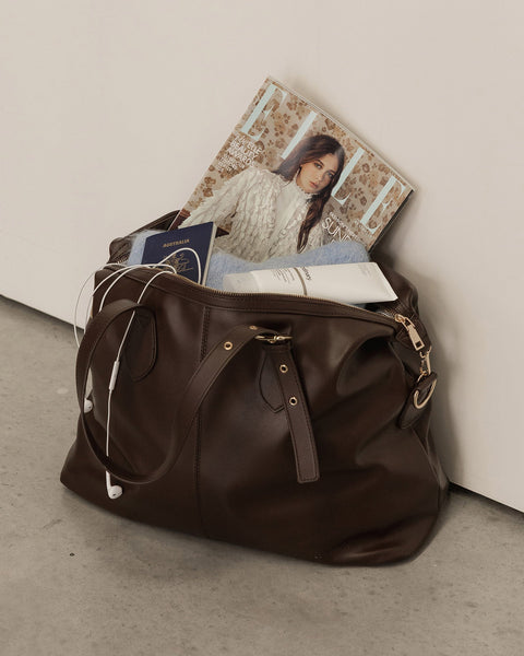 ~ LOUENHIDE Hampton Tote Bag - Chocolate