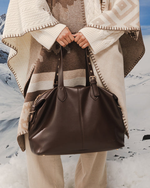 ~ LOUENHIDE Hampton Tote Bag - Chocolate
