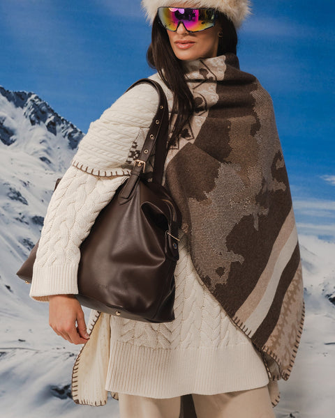 ~ LOUENHIDE Hampton Tote Bag - Chocolate