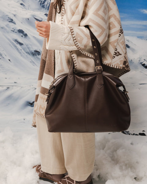 ~ LOUENHIDE Hampton Tote Bag - Chocolate