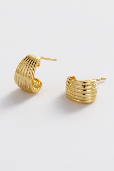 ~ Zafino Sasha Hoop Small - Gold