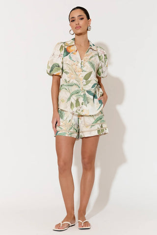 Kate Adelaide Print Short Sleeve Shirt - Print