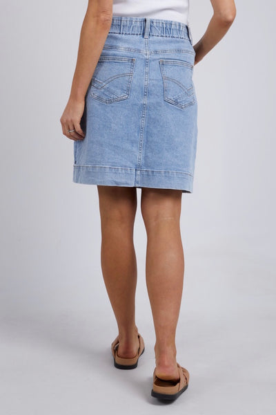 Atlas Denim Skirt - Blue