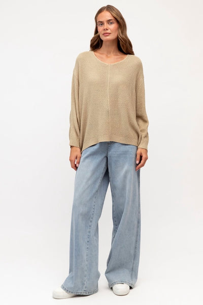 Aarna Slouch Knit - Oatmeal