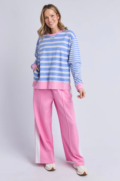 All Sorts Crew - Cornflower Stripe