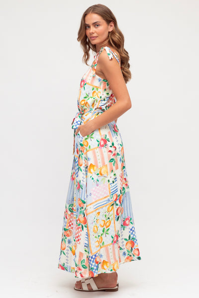 Sunburst Maxi Dress - Print