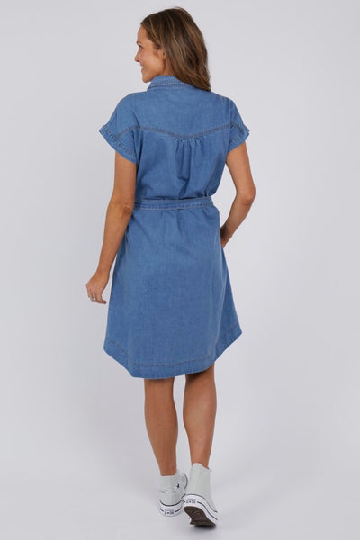 Everleigh Denim Dress - Blue