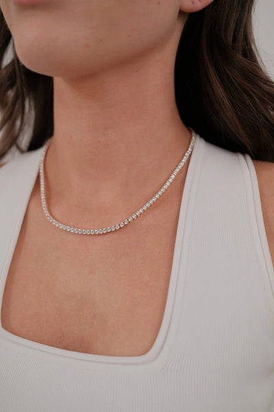 ~ Zafino Dani Tennis Necklace - Gold