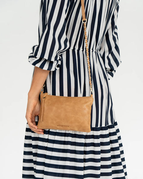 ~ Arlington MILNE Molly Crossbody - Vintage Tan