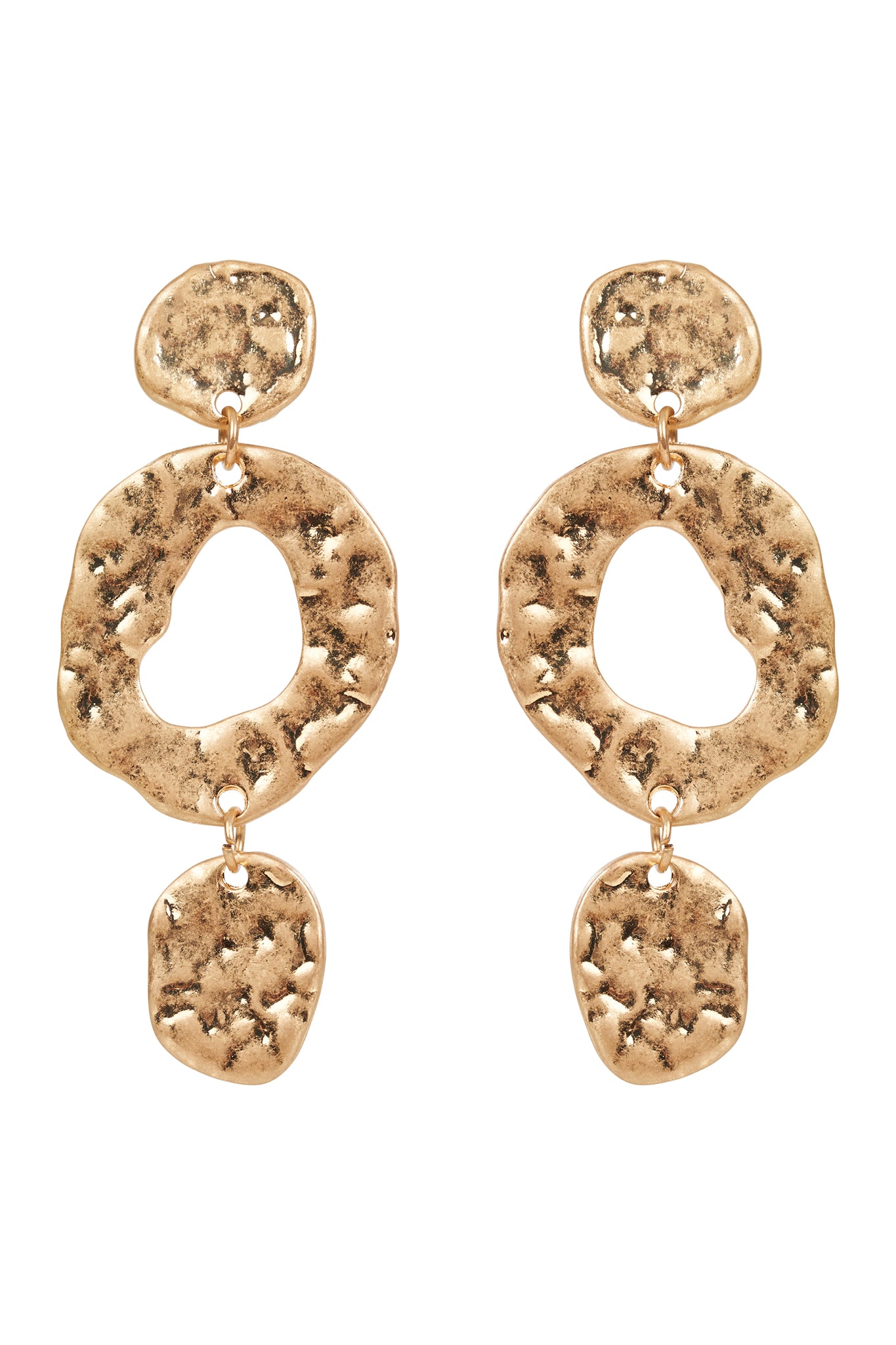 ~ eb & ive Paarl Circle Earring - Gold