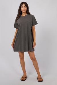 Classic Tee Dress - Charcoal