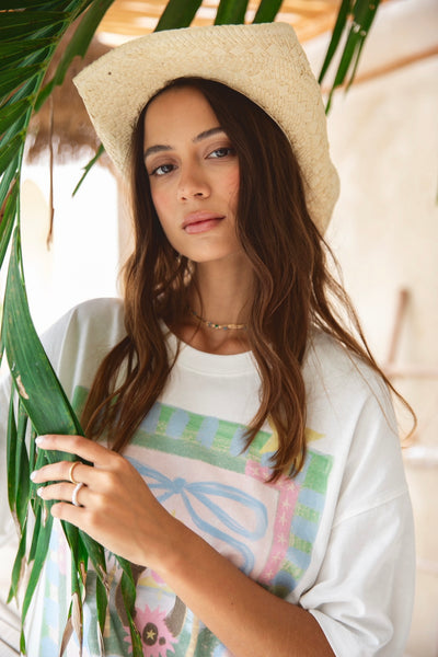 Lucky Star Tee - White