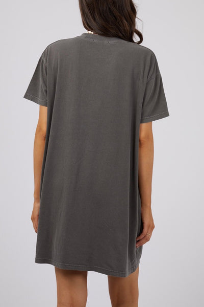 Classic Tee Dress - Charcoal