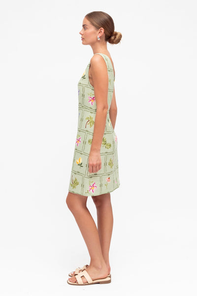 Iris Shift Dress - Print