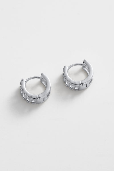 ~ Zafino Kira Huggie - Silver Clear