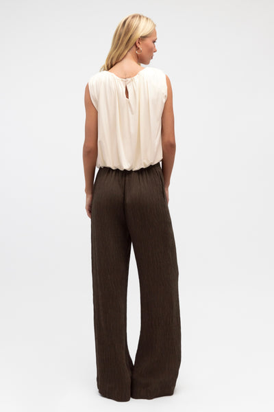 Lucy Bubble Hem Top - Ivory