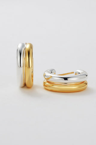 ~ Zafino Luna Hoop - Gold/Silver