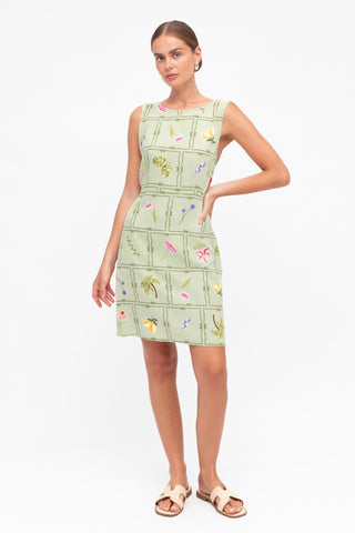 Iris Shift Dress - Print