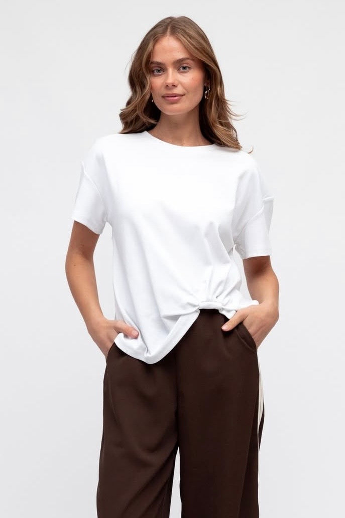 Easy Tuck Tee - White