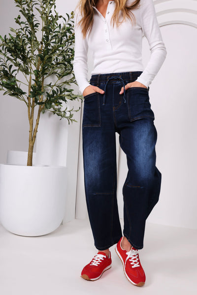 Leo Barrel Jeans - Ink