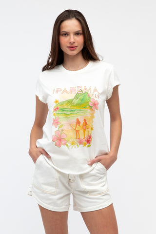 Ipanema Graphic Tee - White