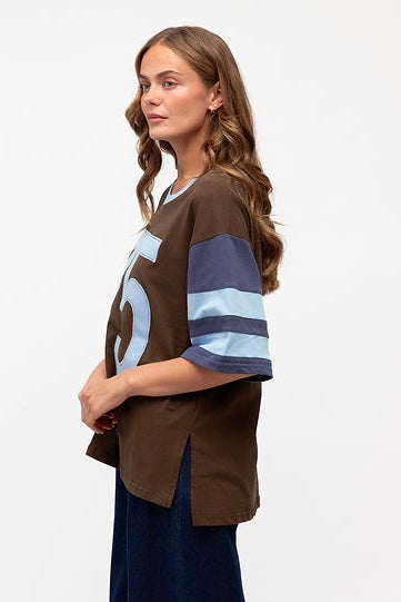 Field Day Tee - Chocolate Brown
