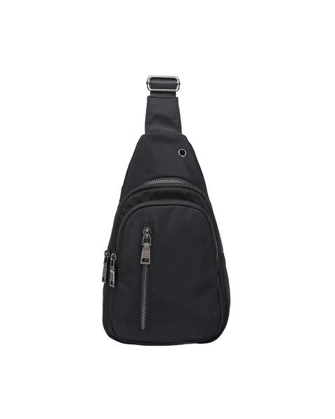 ~ LOUENHIDE Boyd Nylon Sling Bag - Black