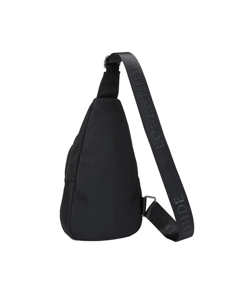 ~ LOUENHIDE Boyd Nylon Sling Bag - Black